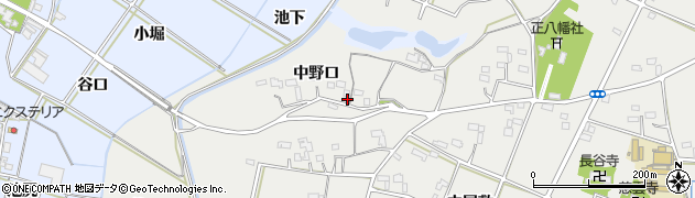 愛知県豊橋市石巻本町中野口16周辺の地図