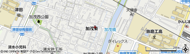 兵庫県姫路市飾磨区加茂東723周辺の地図