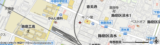 兵庫県姫路市飾磨区恵美酒221周辺の地図
