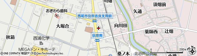 愛知県西尾市吉良町荻原桐杭51周辺の地図