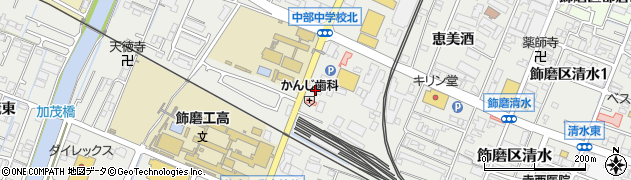 兵庫県姫路市飾磨区恵美酒196周辺の地図