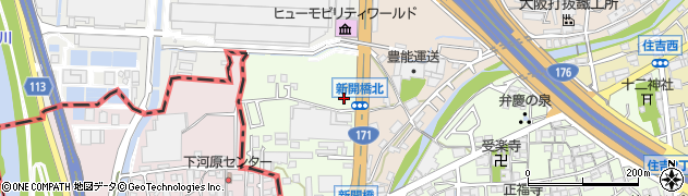ファミリーマート池田豊島南店周辺の地図