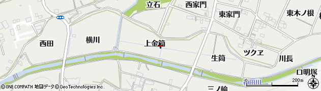 愛知県豊橋市石巻本町（上金筒）周辺の地図