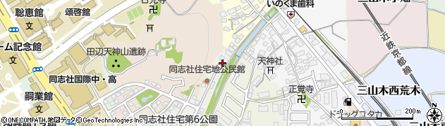 京都府京田辺市三山木七瀬川2周辺の地図