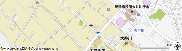 静岡県焼津市下江留280周辺の地図