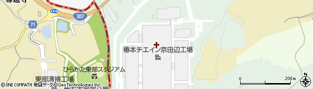 株式会社椿本チエイン　京田辺工場カスタマーサービス課周辺の地図