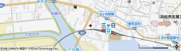 セブンイレブン三ケ日西天王町店周辺の地図