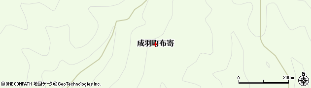 岡山県高梁市成羽町布寄周辺の地図