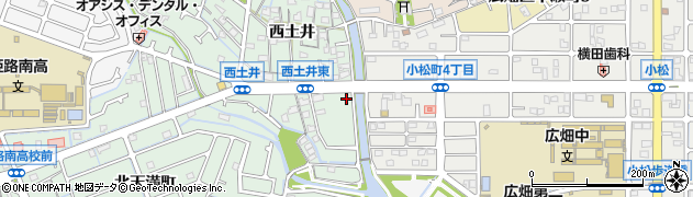 兵庫県姫路市大津区西土井30周辺の地図