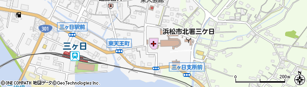浜松市三ヶ日文化ホール周辺の地図