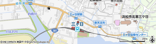学塾三ケ日進学学院周辺の地図
