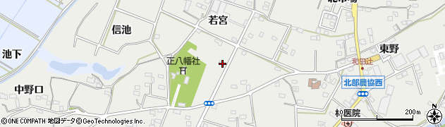 愛知県豊橋市石巻本町若宮135周辺の地図