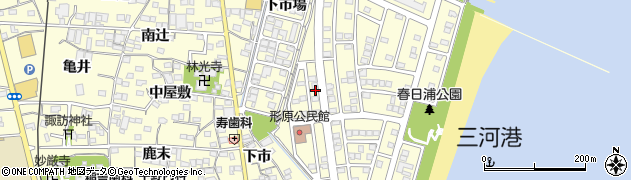 愛知県蒲郡市形原町春日浦24周辺の地図