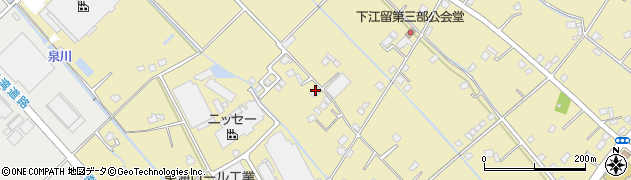 静岡県焼津市下江留857周辺の地図