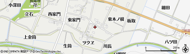 愛知県豊橋市石巻本町西木ノ根26周辺の地図