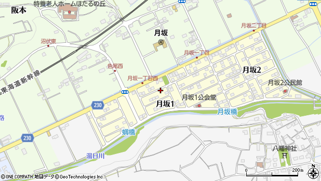 〒427-0112 静岡県島田市月坂の地図