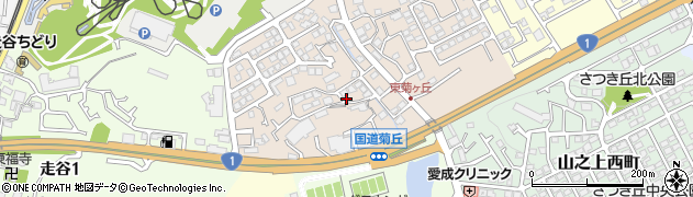 大阪府枚方市菊丘町周辺の地図