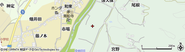 京都府和束町（相楽郡）門前（落久保）周辺の地図