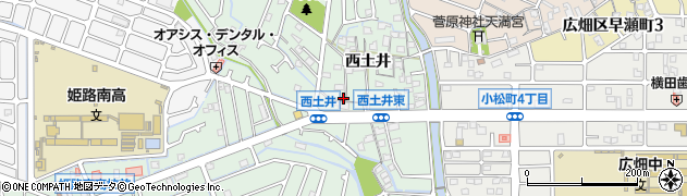 兵庫県姫路市大津区西土井71周辺の地図
