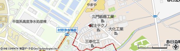 山進産業株式会社周辺の地図