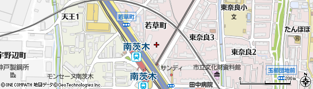 茨木市立　南茨木駅前自転車駐車場第三周辺の地図