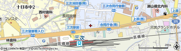 セコム株式会社　三次事務所周辺の地図