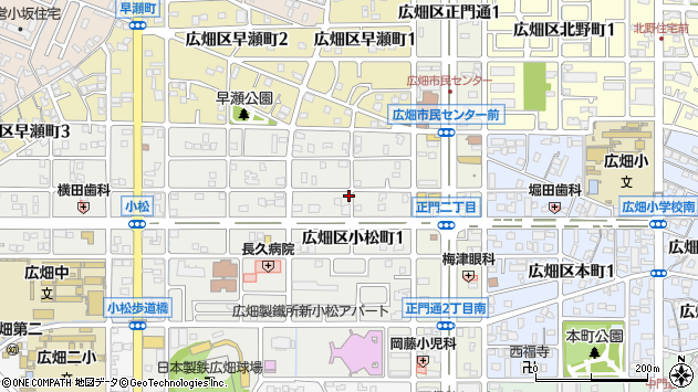 〒671-1152 兵庫県姫路市広畑区小松町の地図