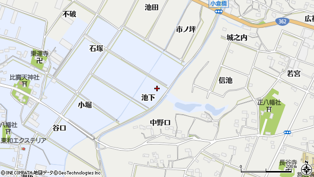 〒440-0002 愛知県豊橋市下条東町の地図