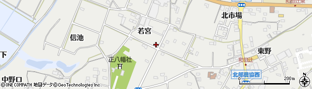 愛知県豊橋市石巻本町（若宮）周辺の地図