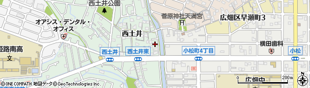 兵庫県姫路市大津区西土井37周辺の地図