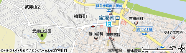 株式会社いかりスーパーマーケット　宝塚店周辺の地図