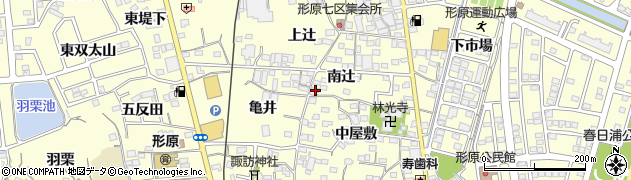 愛知県蒲郡市形原町南辻48周辺の地図