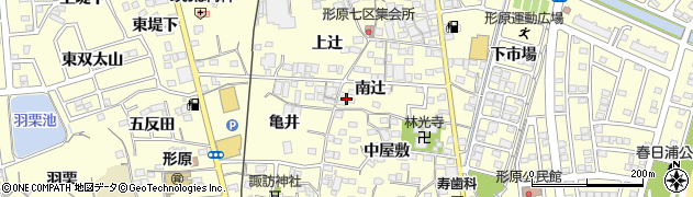 愛知県蒲郡市形原町南辻9周辺の地図