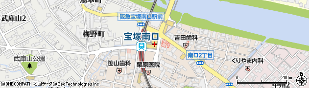 阪急オアシス宝塚南口店周辺の地図