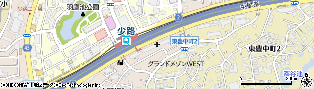 フォレストパーク豊中上野坂周辺の地図