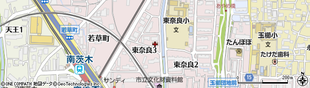 東奈良公民館周辺の地図