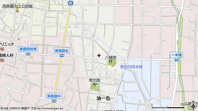 〒434-0027 静岡県浜松市浜名区油一色の地図