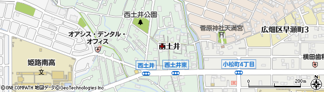 兵庫県姫路市大津区西土井70周辺の地図