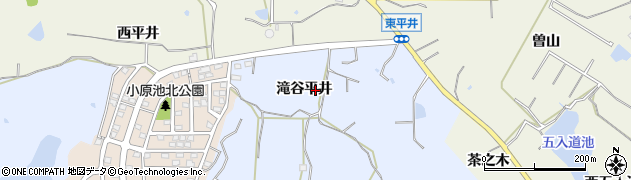 愛知県美浜町（知多郡）奥田（滝谷平井）周辺の地図