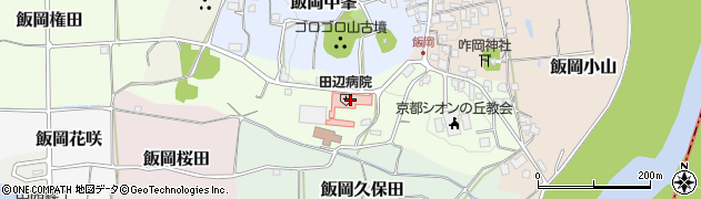 医療法人芳松会田辺病院居宅介護支援事業所周辺の地図