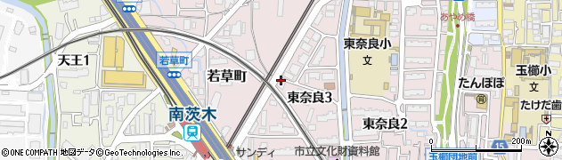 ダスキンメリーメイド茨木店周辺の地図
