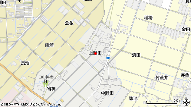 〒444-0404 愛知県西尾市一色町野田の地図