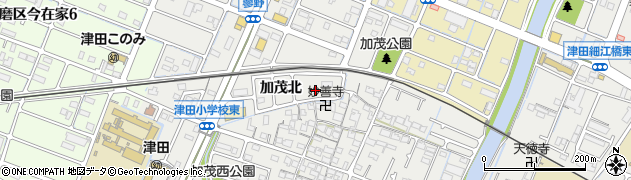 兵庫県姫路市飾磨区（加茂北）周辺の地図