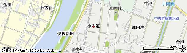 愛知県西尾市吉良町荻原（小入道）周辺の地図