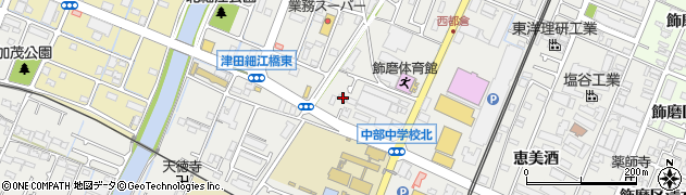 兵庫県姫路市飾磨区細江119周辺の地図