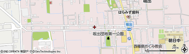 兵庫県姫路市網干区津市場3周辺の地図