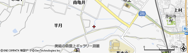 愛知県美浜町（知多郡）布土周辺の地図