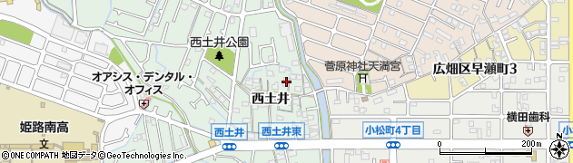 兵庫県姫路市大津区西土井85周辺の地図