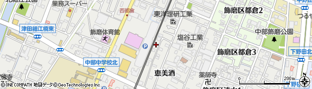 兵庫県姫路市飾磨区恵美酒255周辺の地図