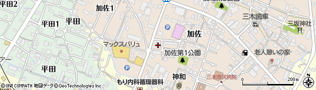 からっと亭 加佐店周辺の地図